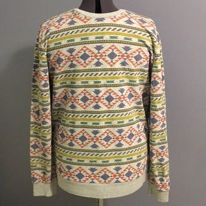 H&M Aztec pattern crew hoodie/ sweater